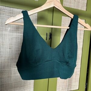 Teal Women's V-Neck Bralette